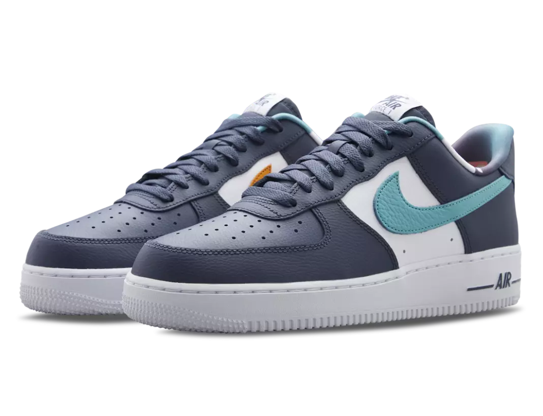 Nike Air Force 1 Low EMB Thunder Blue Washed Teal DM0109-400 Ngày phát hành