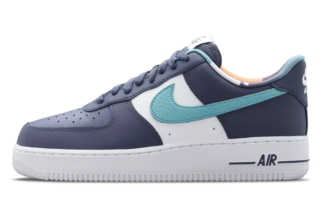 Nike Air Force 1 Düşük EMB Thunder Blue Yıkanmış Teal DM0109-400 Çıkış Tarihi