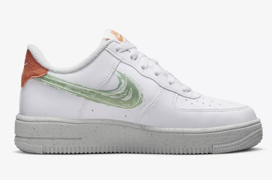 Nike Air Force 1 madala pintslitõmbega Swoosh DX3067-100 väljalaskekuupäev