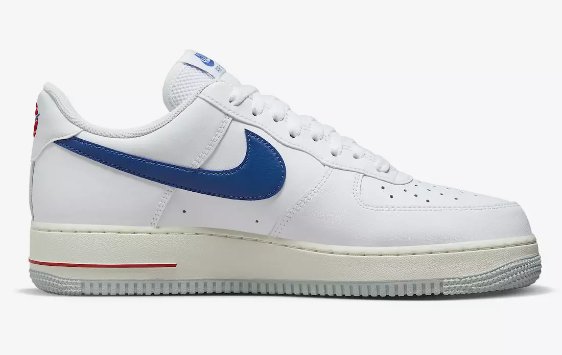 Nike Air Force 1 Low White Blue Red DX2660-100 Išleidimo data