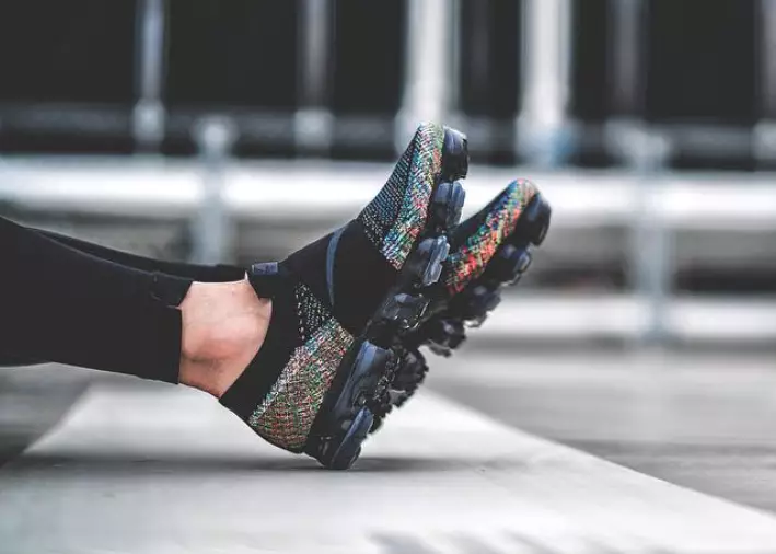 Nike Air VaporMax szíj a lábon