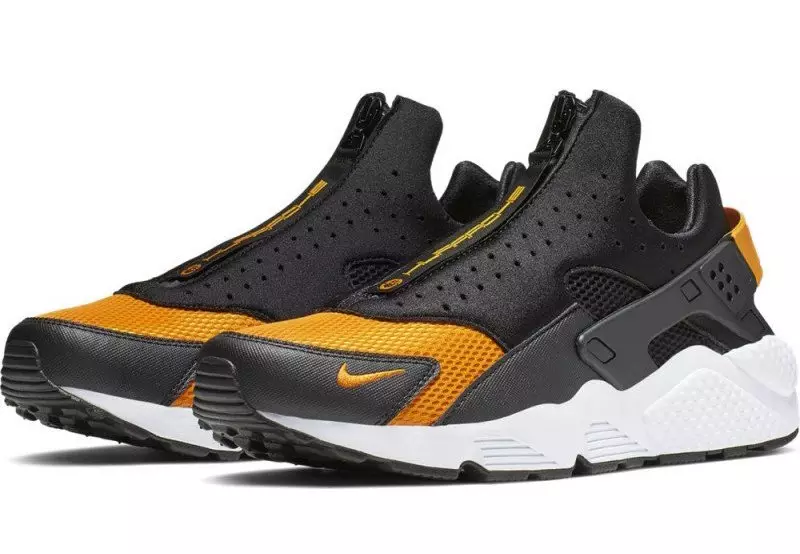 Nike Air Huarache Run EXT Zip Black Gold CI0009-001 väljalaskekuupäev