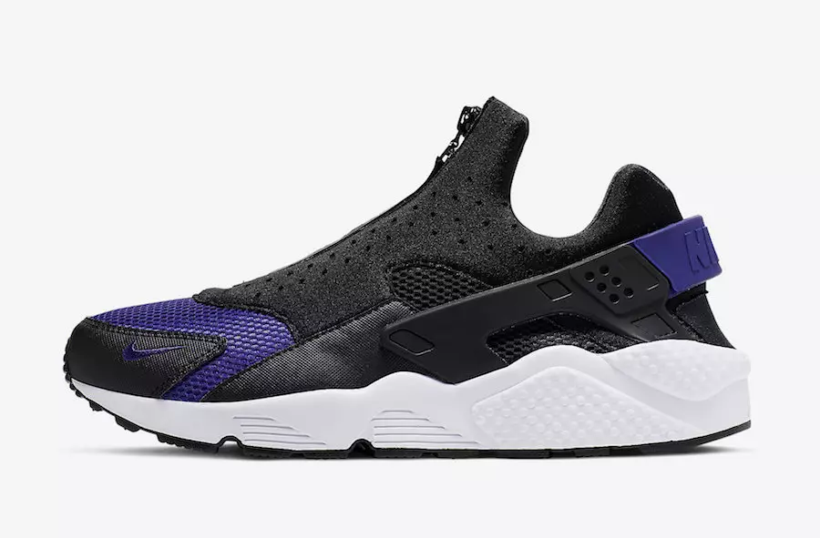 Nike Air Huarache Run EXT Zip Black Game Royal CI0009-002 Išleidimo data