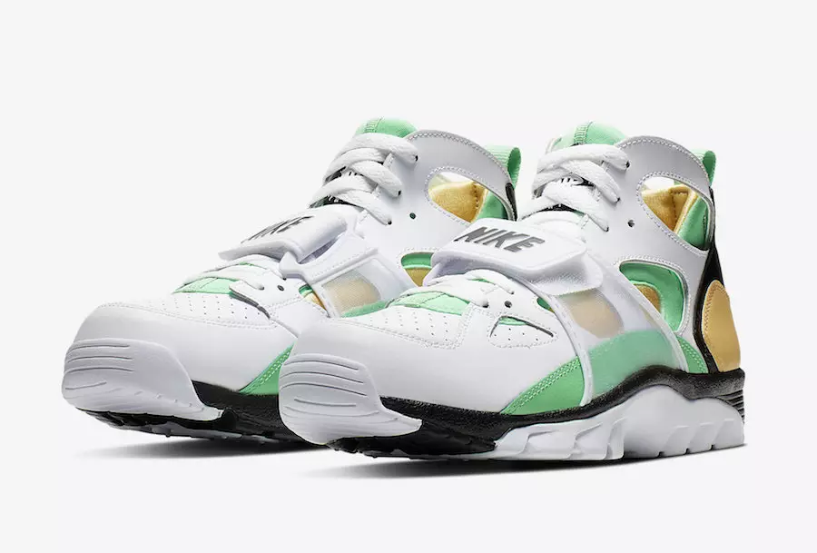 Nike Air Trainer Huarache White Gold Green 679083-108 გამოშვების თარიღი