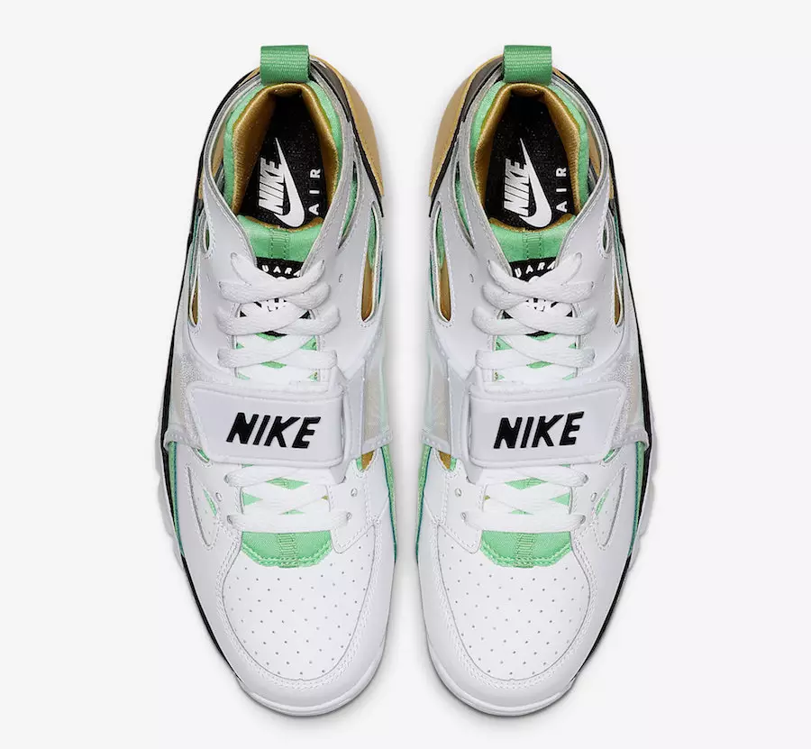 Nike Air Trainer Huarache White Gold Green 679083-108 Megjelenés dátuma