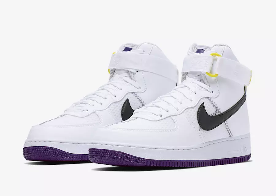 Nike Air Force 1 High White Court Purple CI1117-100 Utgivelsesdato