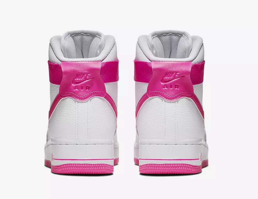 Nike Air Force 1 High White True Berry Laser Fuchsia 334031-110 გამოშვების თარიღი