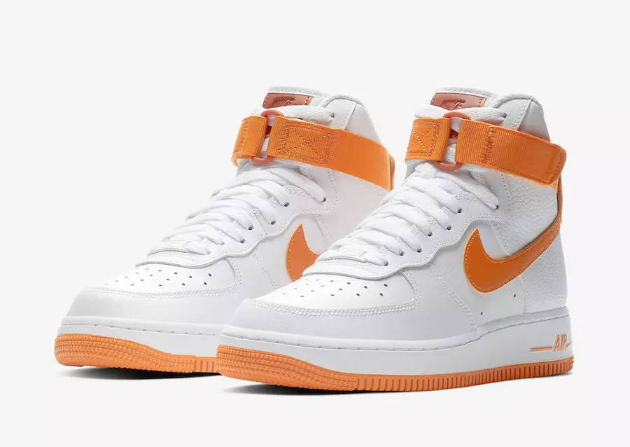 Nike Air Force 1 High Bianche Arancioni 334031-109 Data di rilascio