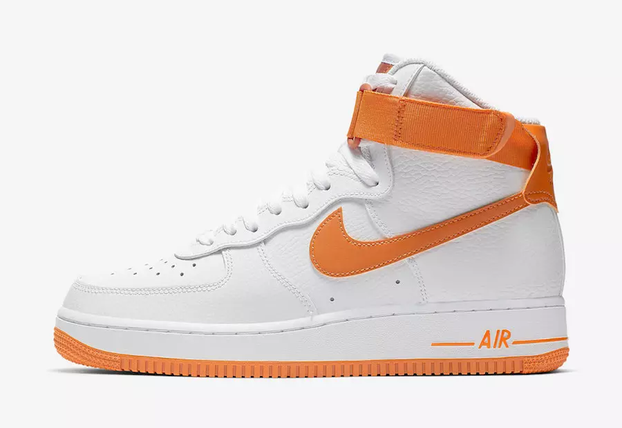 Nike Air Force 1 High Bianche Arancioni 334031-109 Data di rilascio