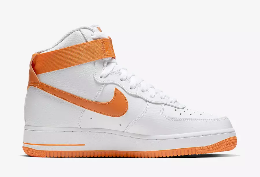 Nike Air Force 1 High White Orange 334031-109 გამოშვების თარიღი