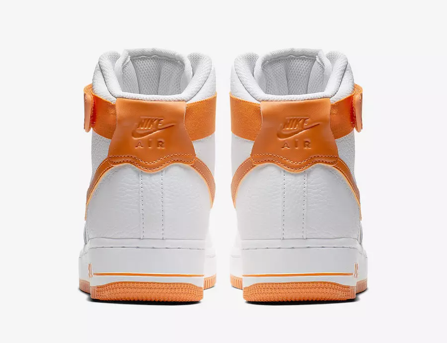 Nike Air Force 1 High White Orange 334031-109 Išleidimo data