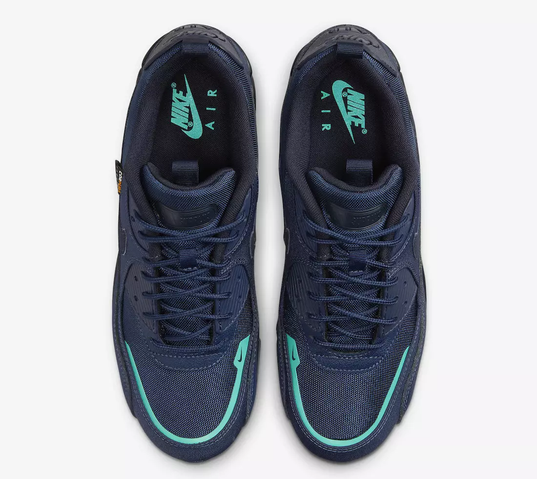 Nike Air Max 90 Surplus Midnight Navy Obsidian Hyper Jade DC9389-400 Tarikh Tayangan