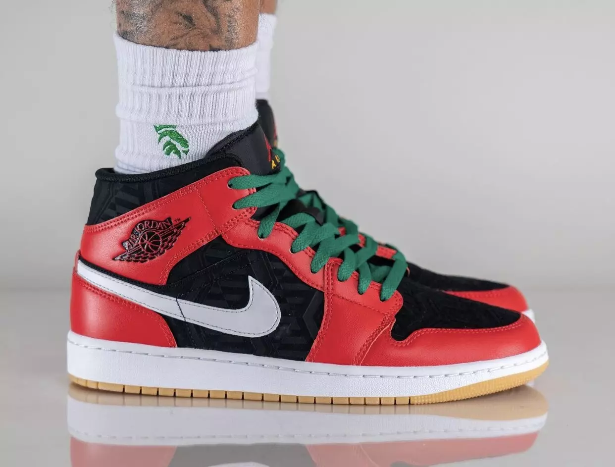 Air Jordan 1 מיטן ניטל DQ8417-006 מעלדונג טאָג