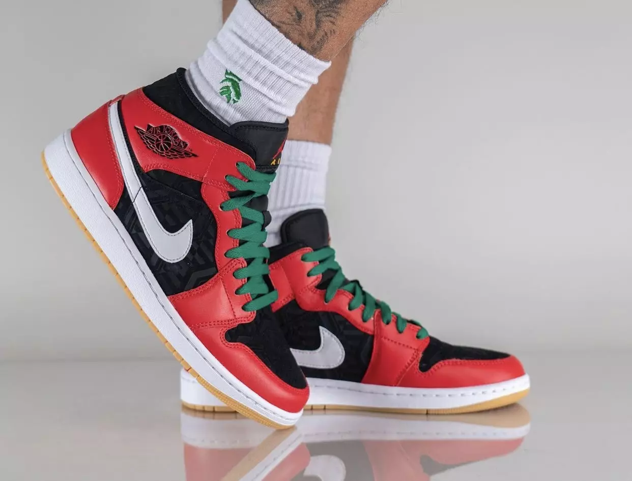 Air Jordan 1 מיטן ניטל DQ8417-006 מעלדונג טאָג