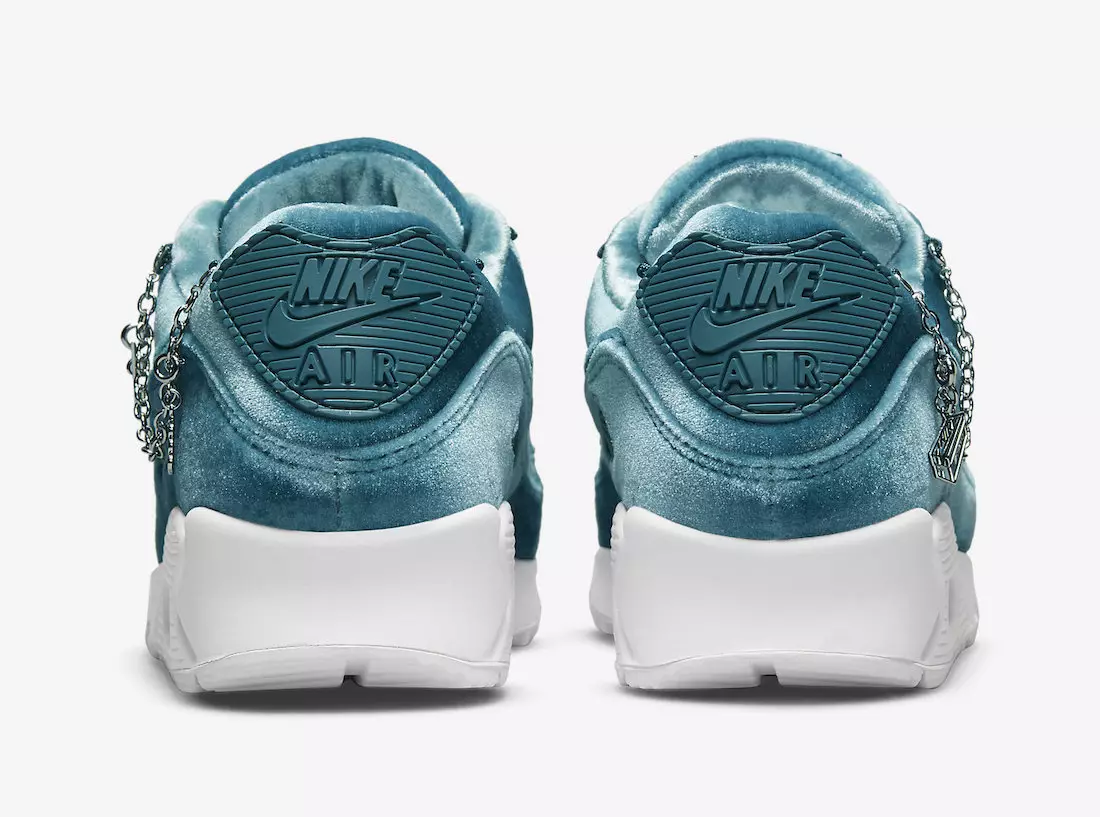 Nike Air Max 90 מאַזלדיק טשאַרמז אַש גרין DO2194-001 מעלדונג טאָג