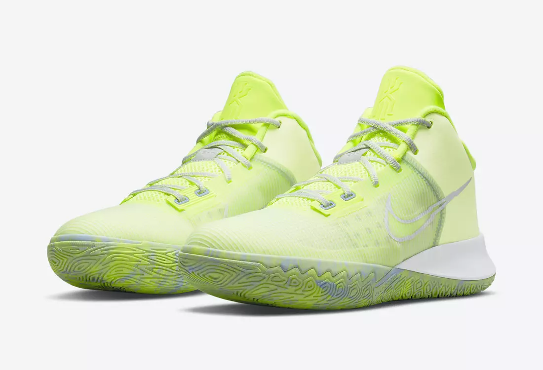 Nike Kyrie Flytrap 4 ya Manjano ya Fluorescent CT1973-700 Tarehe ya Kutolewa