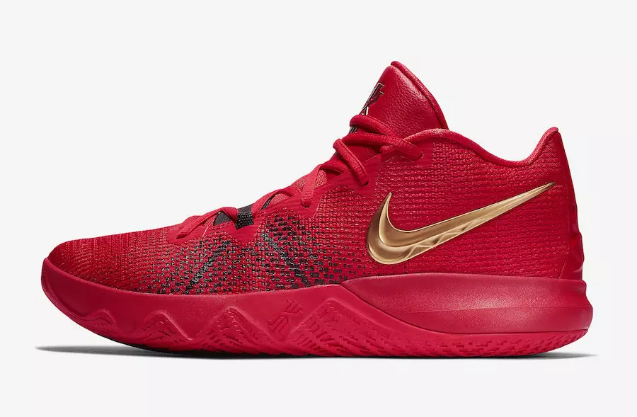 Nike Kyrie Flytrap Chuo Kikuu cha Red Metallic Gold AA7071-600