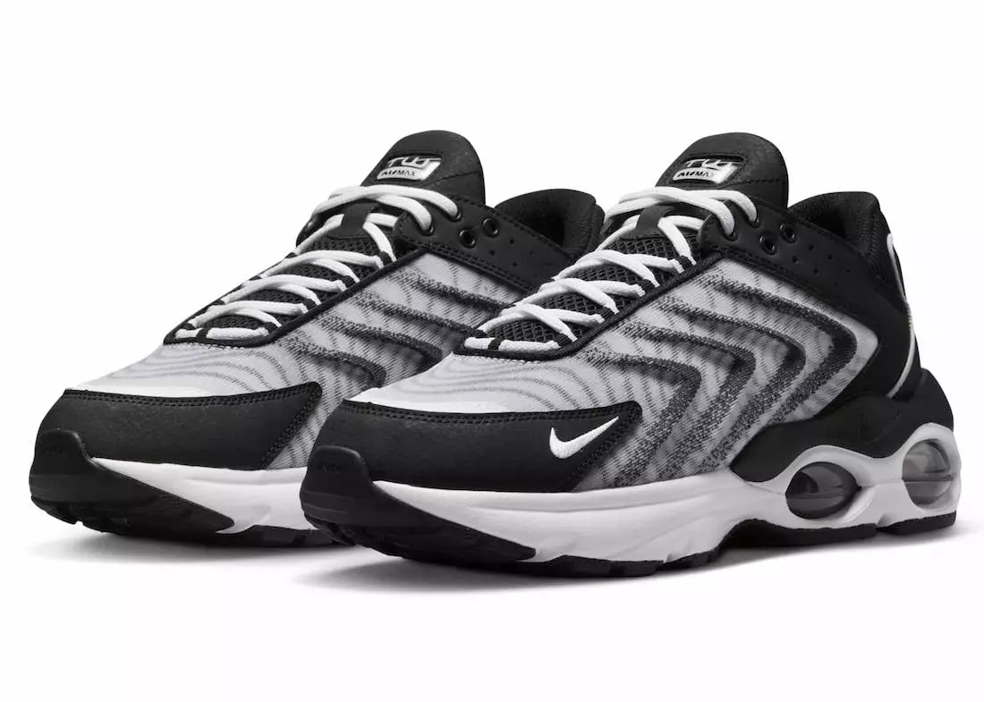 באַאַמטער פאָטאָס פון די Nike Air Max TW 1 "שוואַרץ / ווייַס"