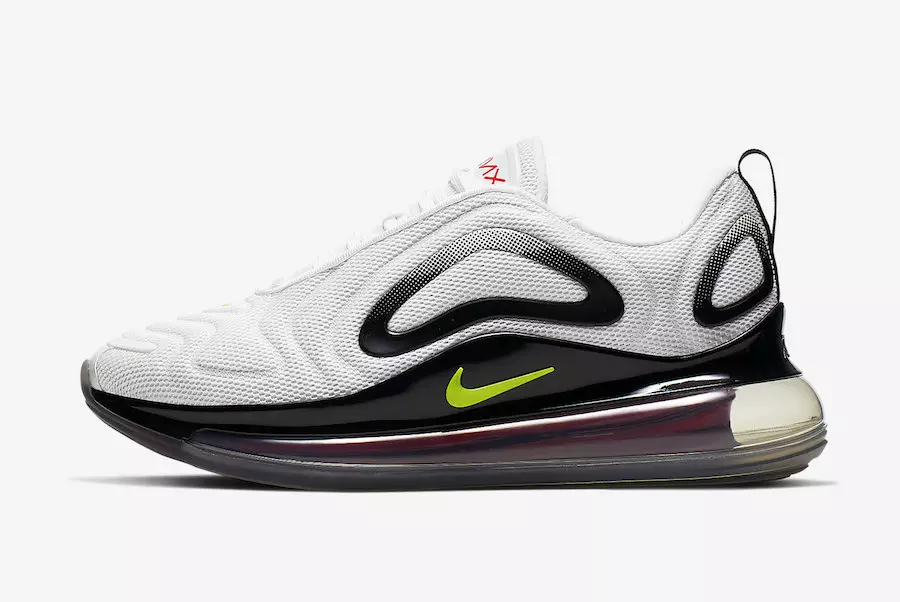 Nike Air Max 720 GS Bán Volta Dubh CJ4584-100 Dáta Eisiúna