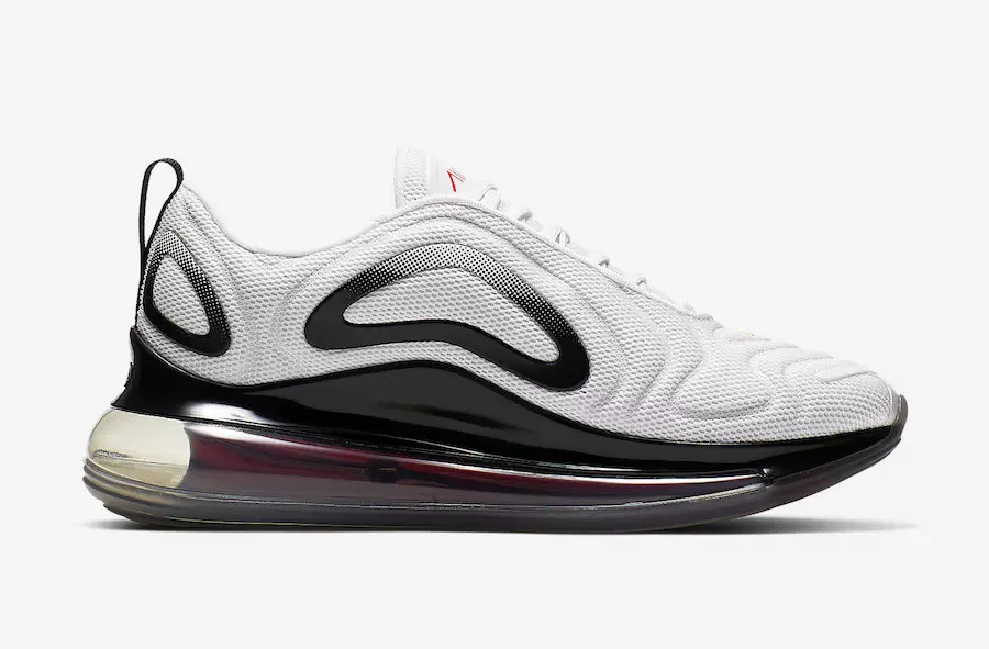 Nike Air Max 720 GS ақ вольт қара CJ4584-100 шығарылым күні