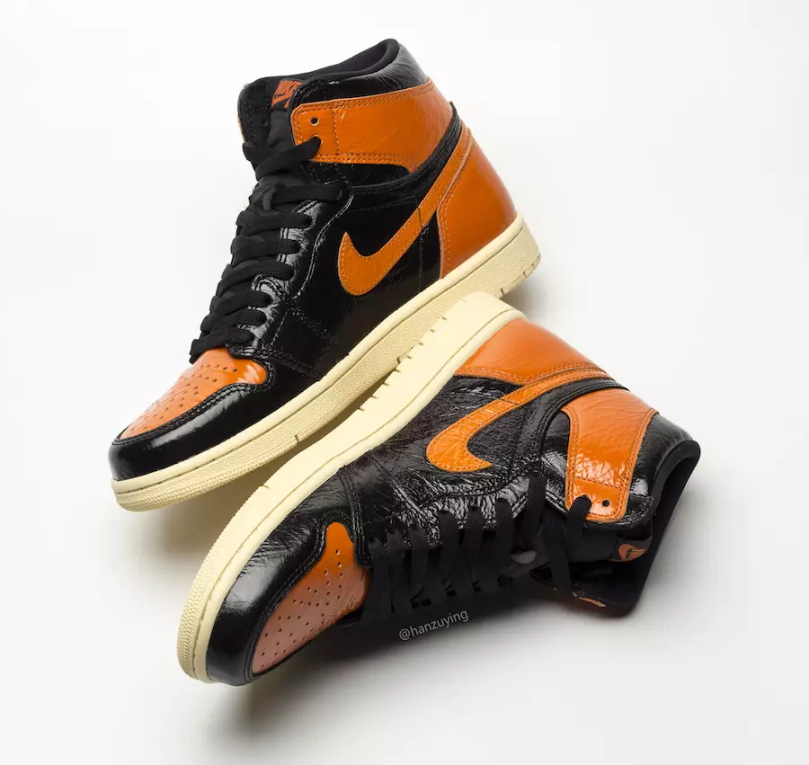 Air Jordan 1 Shattered Backboard 3.0 555088-028 Prissättning för lanseringsdatum