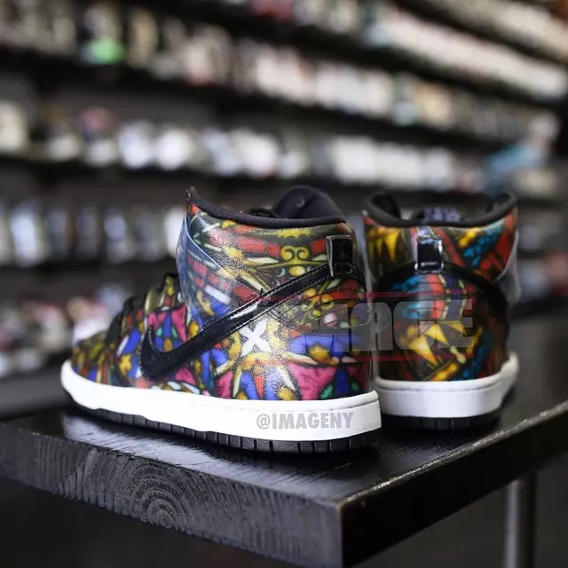 Концепты Nike SB Dunk High Stained Glass