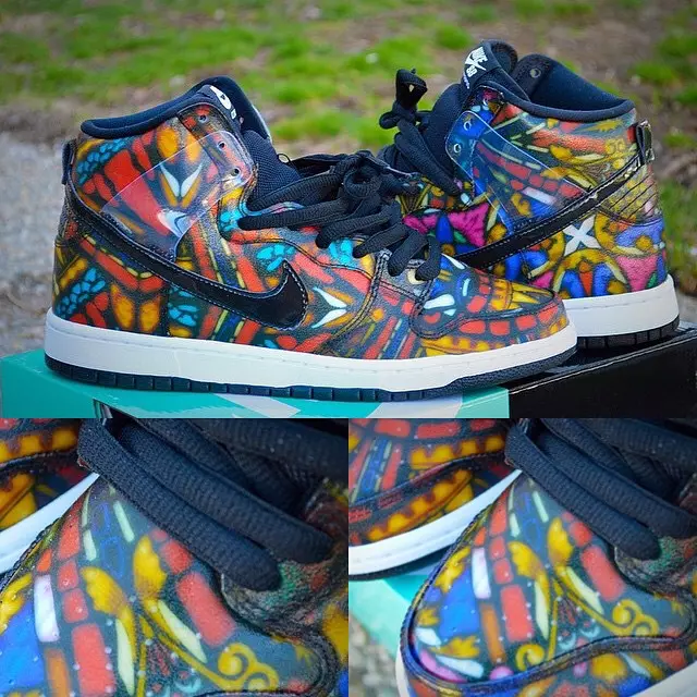 Konceptet Nike SB Dunk High Stained Glass