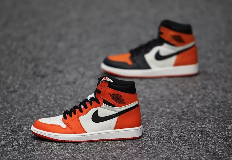 Air Jordan 1 Retro Yüksek OG Ters Parçalanmış Arkalık