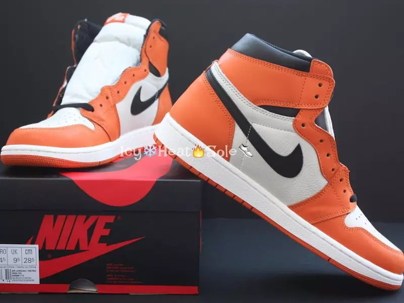 Air Jordan 1 OG teskari parchalanib ketgan orqa taxta