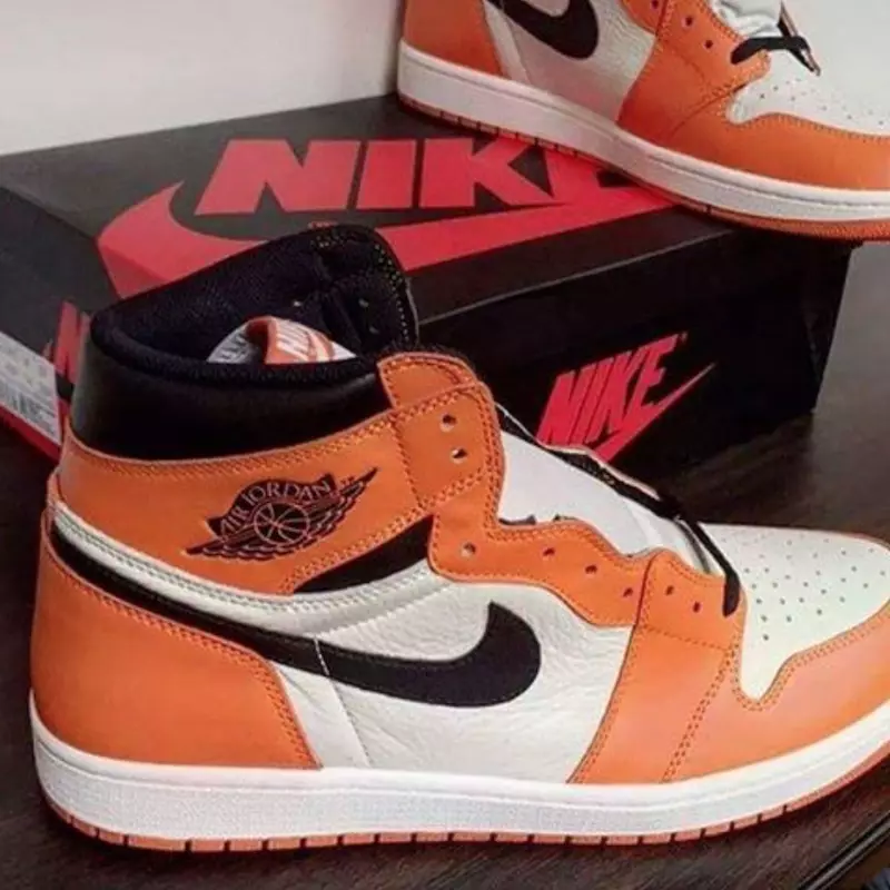 Air Jordan 1 teskari singan orqa taxta