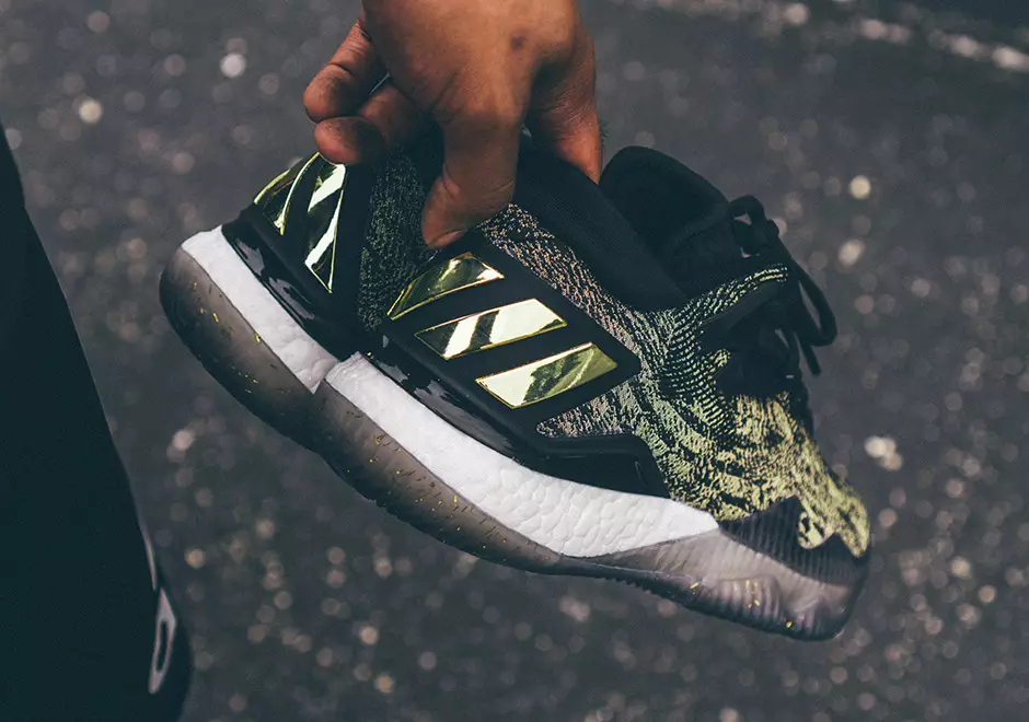 Adidas Crazylight Boost 2016 James Harden Black Gold