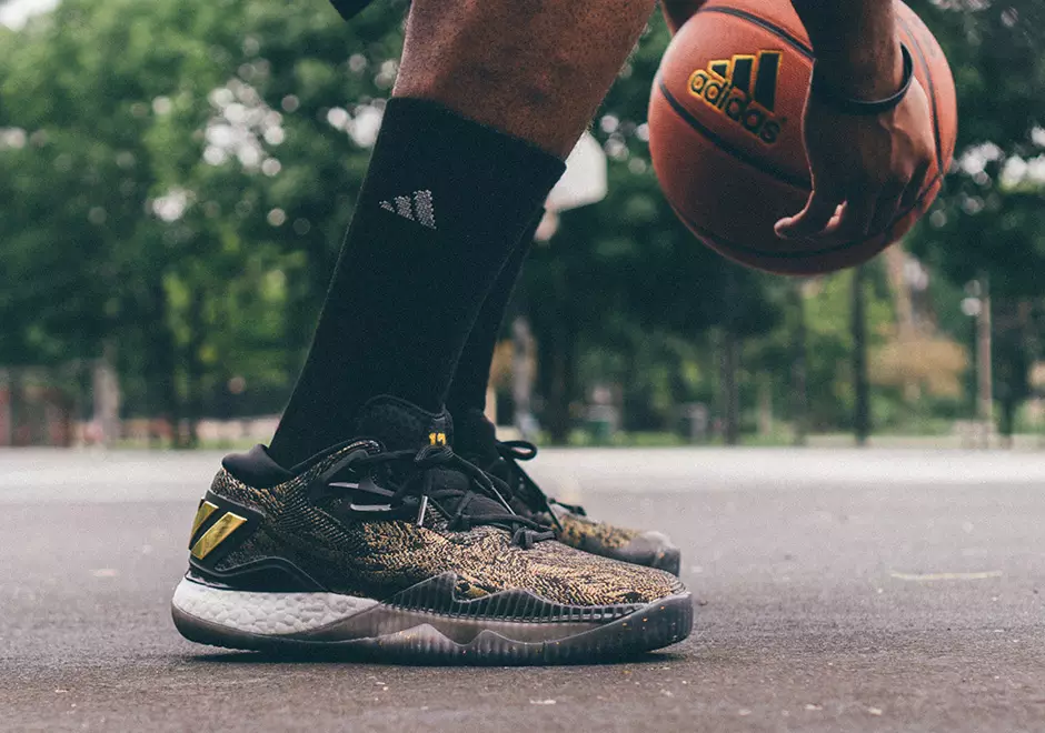 adidas Crazylight Boost 2016 James Harden Zwart Goud