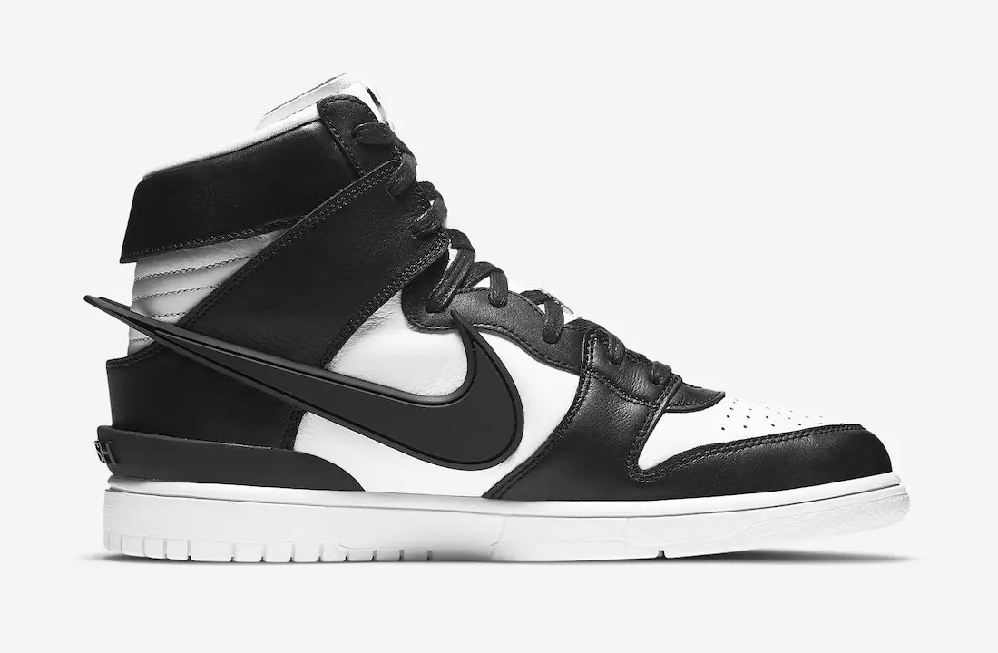 Nike Dunk High Black White CU7544-001 تاريخ الإصدار كمين