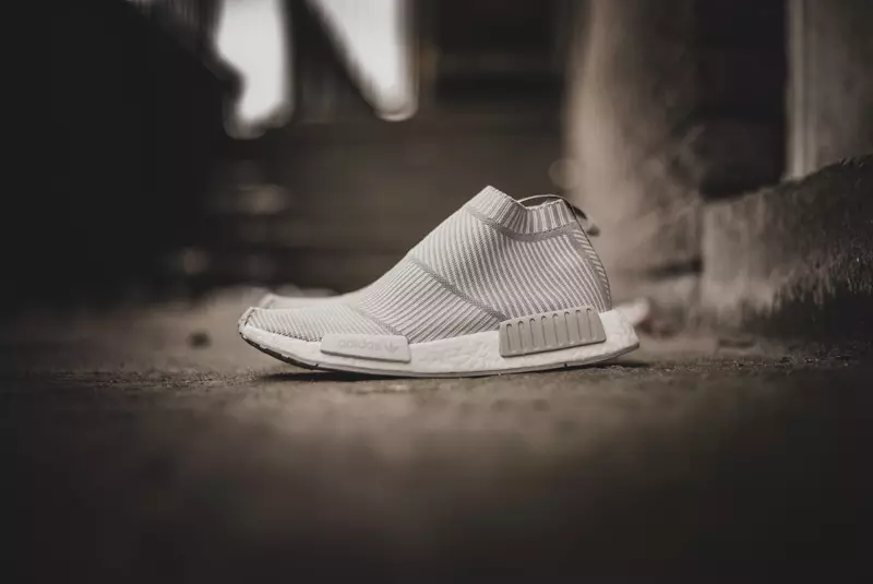 アディダス NMD シティ ソックス ホワイトアウト グレー