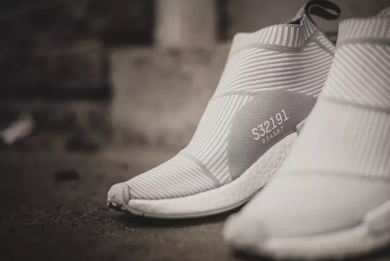 أديداس NMD City Sock Whiteout رمادي