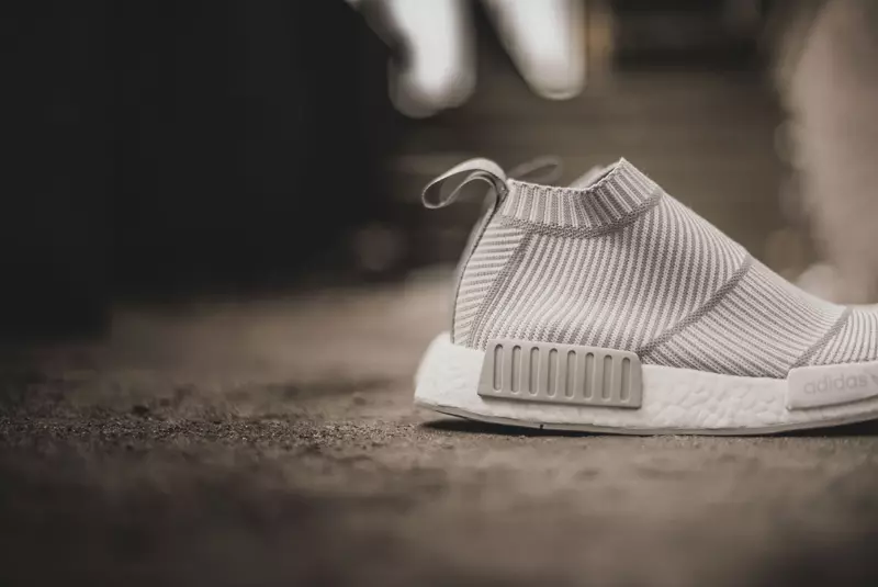 アディダス NMD シティ ソックス ホワイトアウト グレー