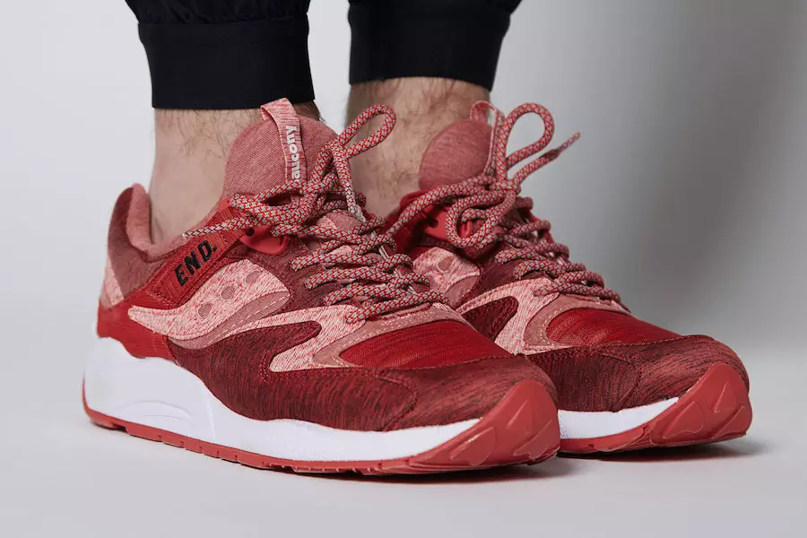 終わり。 x Saucony Grid 9000 “Red Noise” が今週末リリース