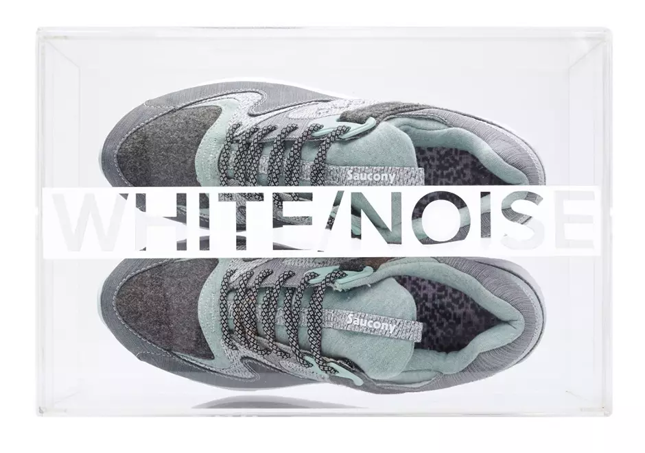 END Tøj x Saucony Grid 9000 White Noise