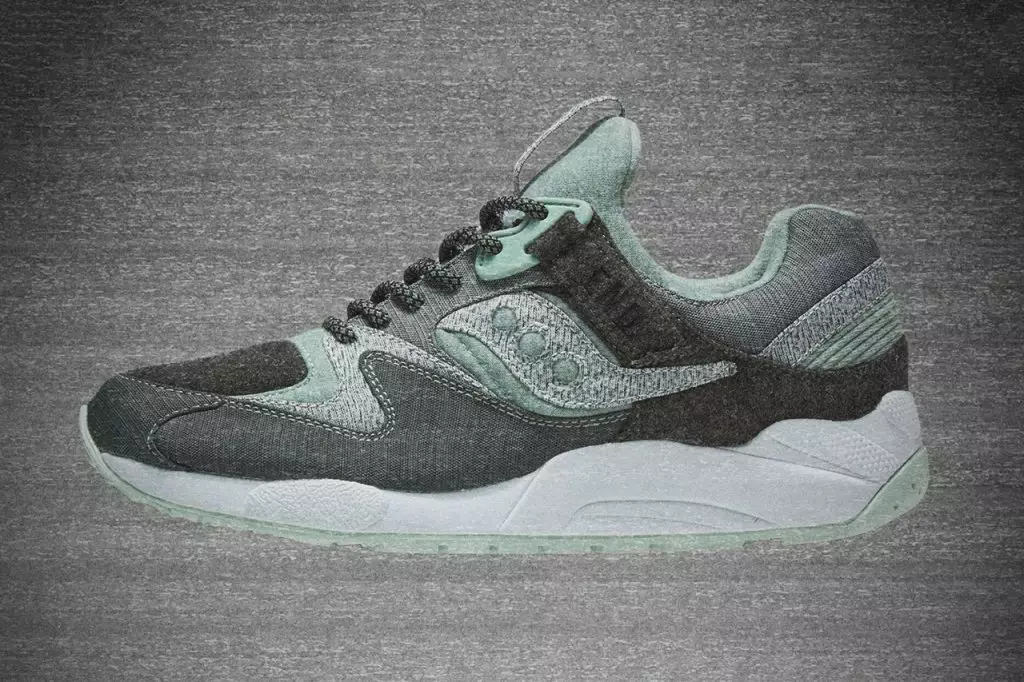 Saucony Grid 9000 White Noise အဆုံးသတ်