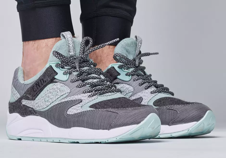 SLUT Kläder x Saucony Grid 9000 White Noise