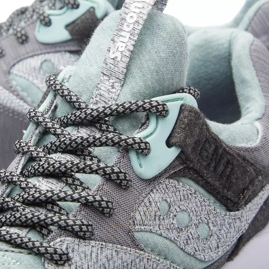 END Clothing x Saucony Grid 9000 White Noise