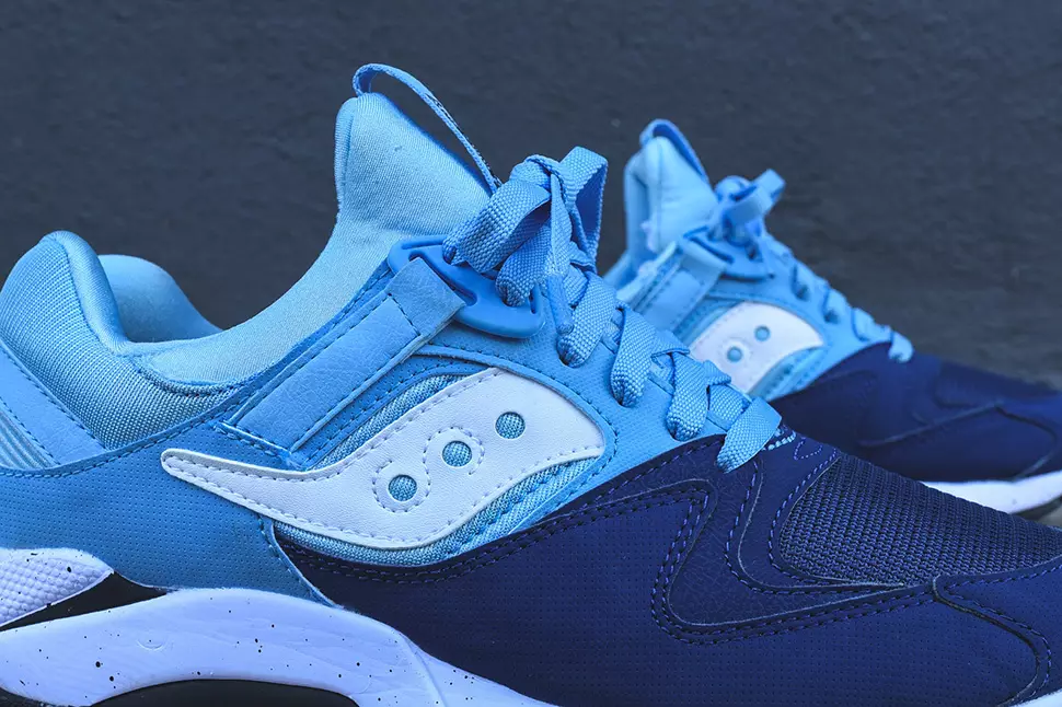 Saucony Grid 9000 Marine Lyseblå