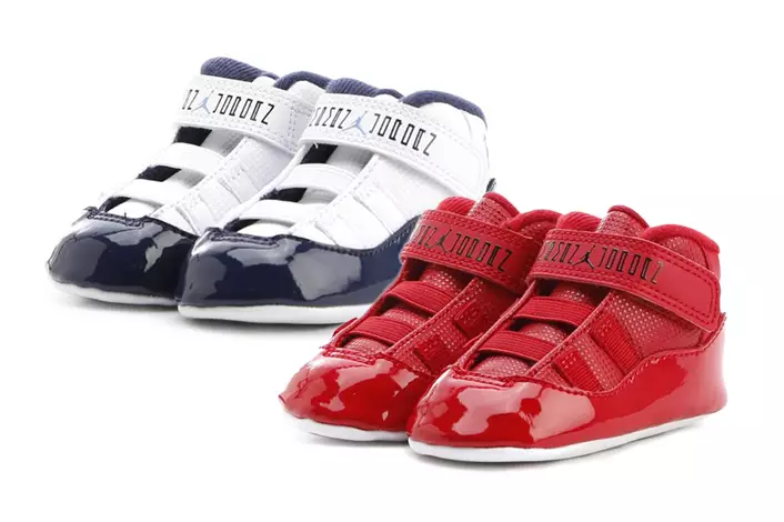 Air Jordan 11 Infant Pack толори Red Midnight Navy