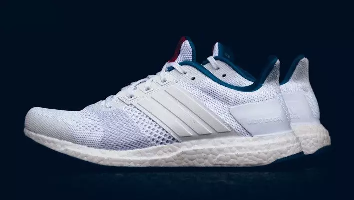 adidas Ultra Boost ST Սպիտակ Կապույտ Կարմիր