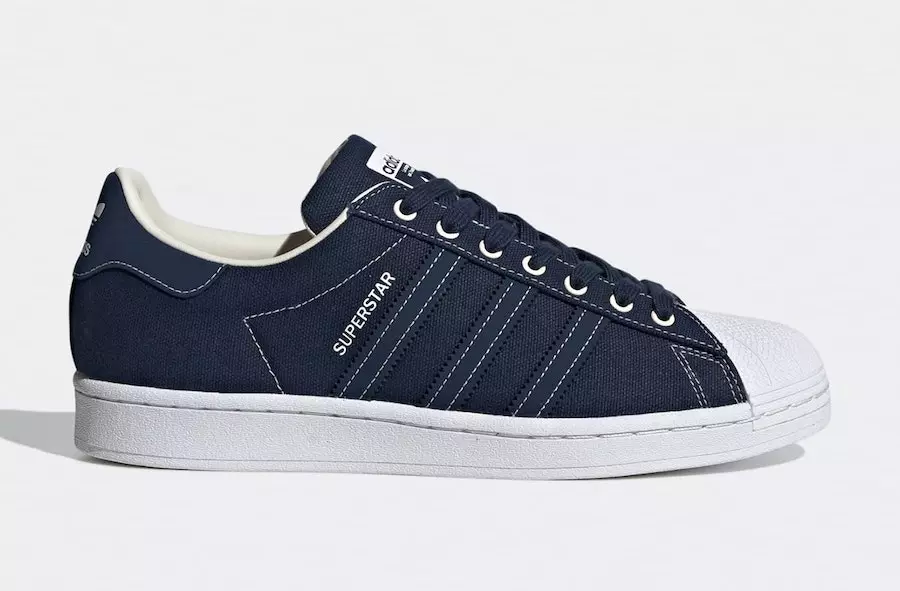 Datum vydání adidas Superstar Canvas Blue FW2652