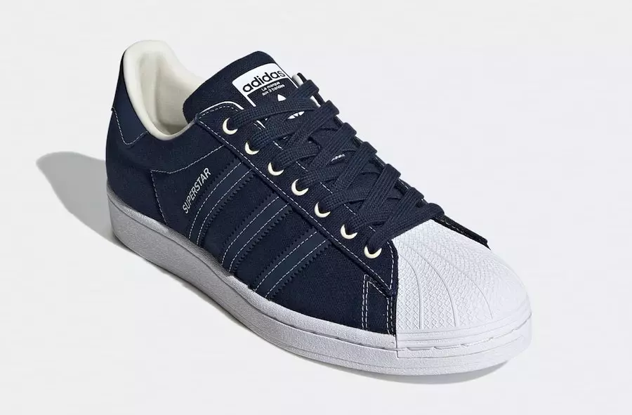 Ngày phát hành adidas Superstar Canvas Blue FW2652