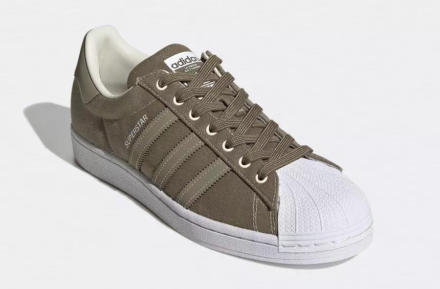 Adidas Superstar Canvas Olive FW2653 izlaišanas datums