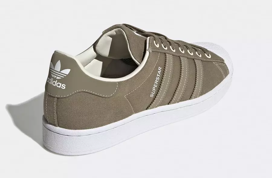 adidas Superstar Canvas Olive FW2653 Tanggal Rilis