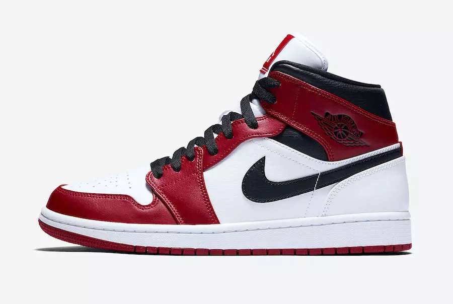 Air Jordan 1 Mid Chicago Bijela potpetica 554724-173 Datum izlaska