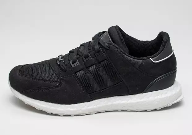 Tacaíocht adidas EQT 93 Treisiú Dubh Bán